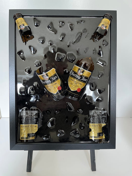 Hertog Jan Broken Bottle Art