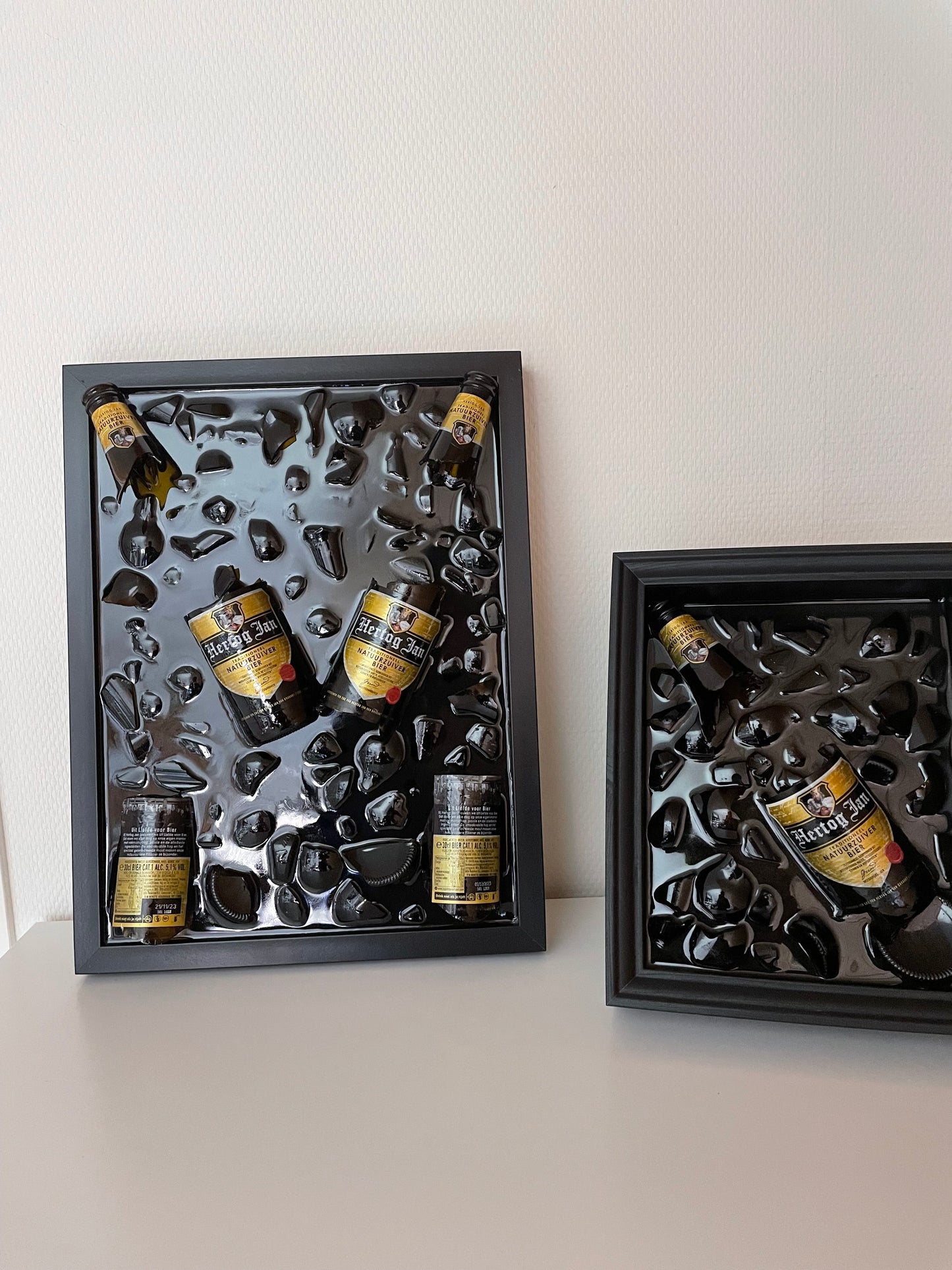 Hertog Jan Broken Bottle Art